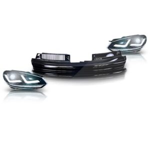 Osram LED XENARC Golf 6 Scheinwerfer BLACK + Kühlergrill [Hersteller-Nr. 10850571] für VW