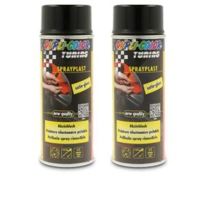 Dupli Color 2x 400ml Sprayplast schwarz Seidenglanz [Hersteller-Nr. 388040]