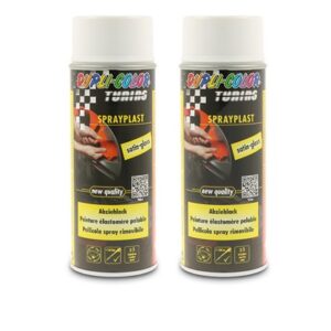 Dupli Color 2x 400ml Sprayplast weiß glänzend [Hersteller-Nr. 388057]