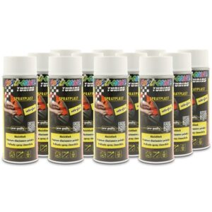 Dupli Color 12x 400ml Sprayplast weiß glänzend [Hersteller-Nr. 388057]