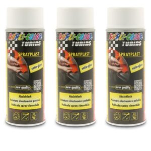 Dupli Color 3x 400ml Sprayplast weiß glänzend [Hersteller-Nr. 388057]