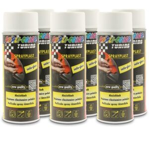 Dupli Color 6x 400ml Sprayplast weiß glänzend [Hersteller-Nr. 388057]